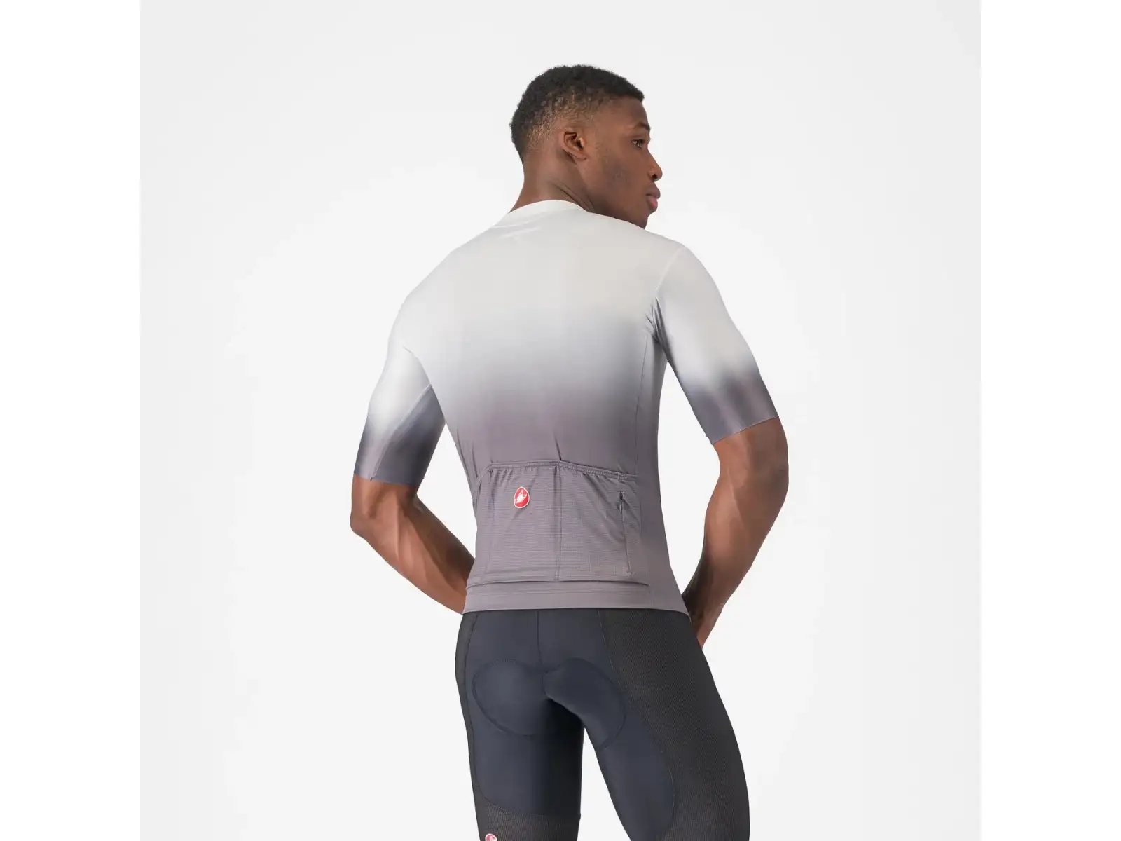 Castelli UPF men's jersey short sleeve Silver Grey