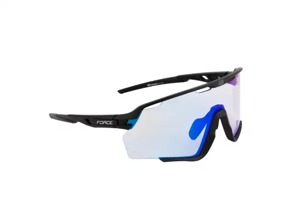 Force Cyclone glasses black/blue photochromic lens