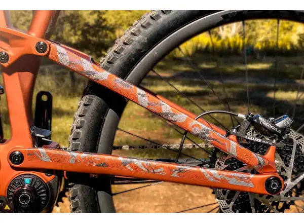 All Mountain Style frame protection stickers Extra RedBull Rampage Grey