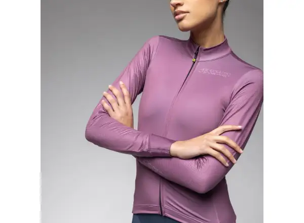 Alé PR-E Follow Me women's insulated jersey long sleeve Mauve