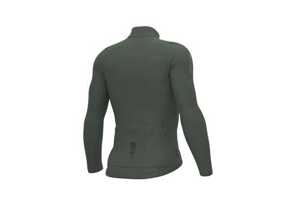 Alé R-EV1 Warm Race men's jersey insulated long sleeve Pier Green