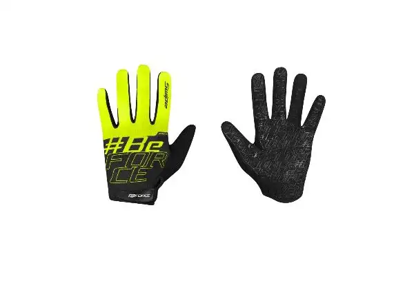 Force Kid Swipe summer children's MTB gloves black/fluo