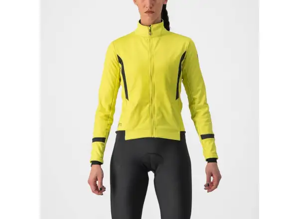Castelli Dinamica 2 women's jacket brilliant yellow/dark grey