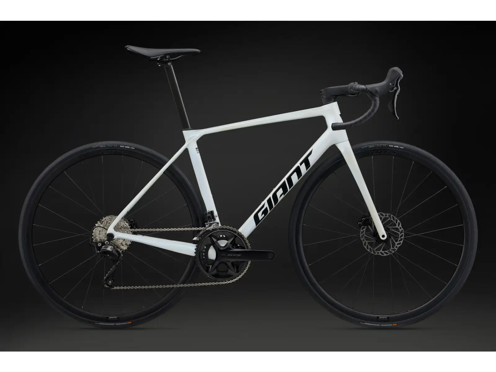 Giant TCR Advanced 2 KOM road bike Illusion White