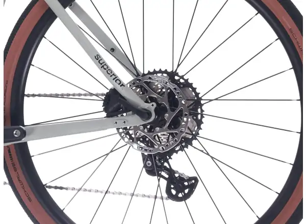 Superior iXR 6.5 gravel e-bike Matte Green Grey