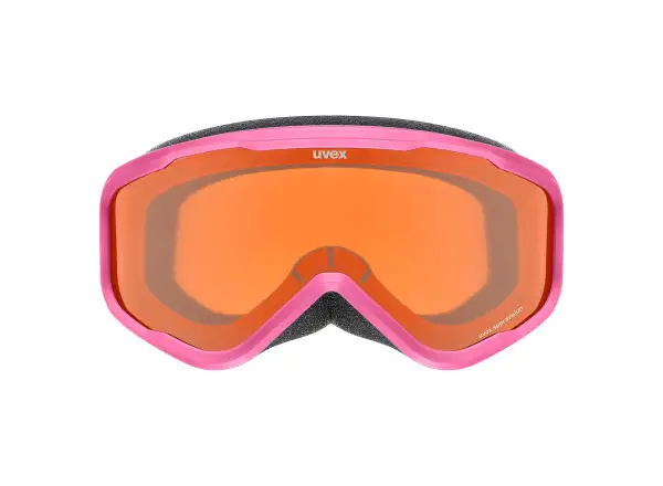 Uvex Speedy Nova children's ski goggles pink/lasergold