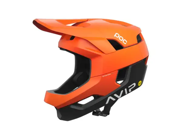 POC Otocon Race MIPS helmet Fluorescent Orange AVIP/Uranium Black Matt