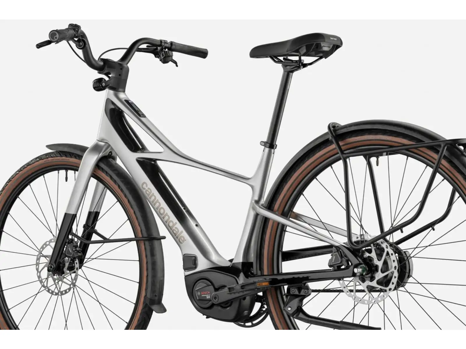Cannondale FlyingV 1 Silver city lightweight e-bike