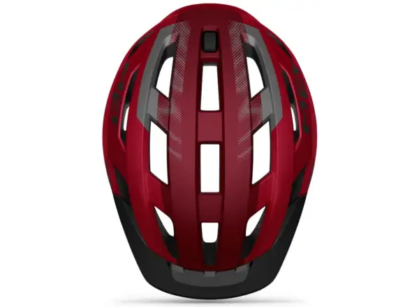 MET ALLROAD helmet red/black matte