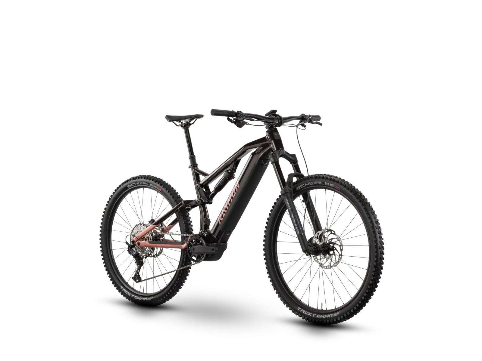 Raymon Trailray 150 Pro full-suspension e-bike nebularred/pinky/black