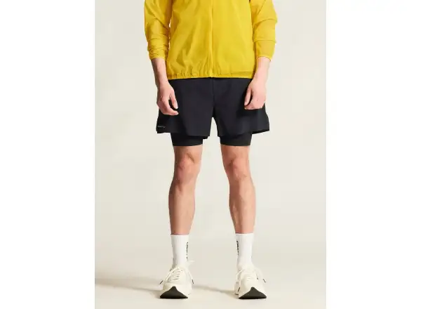 Craft Hypervent 2-in-1 men's running shorts black