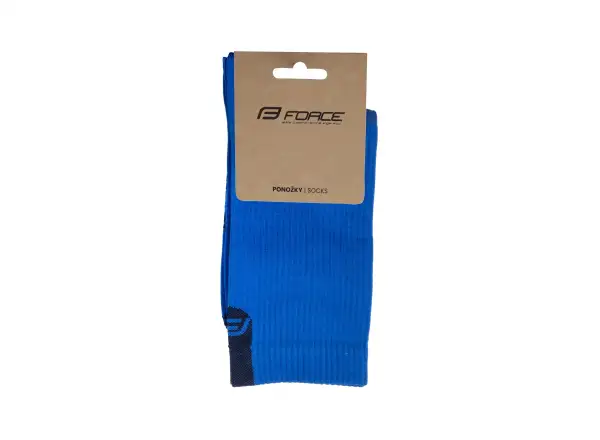Force Longer cycling socks dark blue