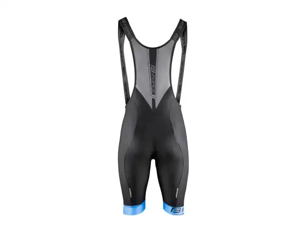 Force B51 men's bib shorts with pad black/blue
