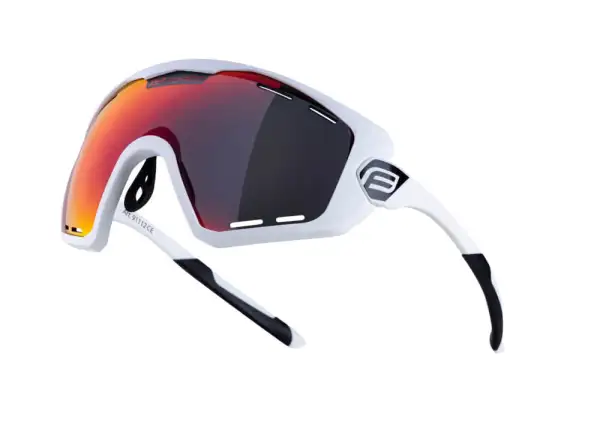 Force Ombro Plus cycling glasses white/red lenses