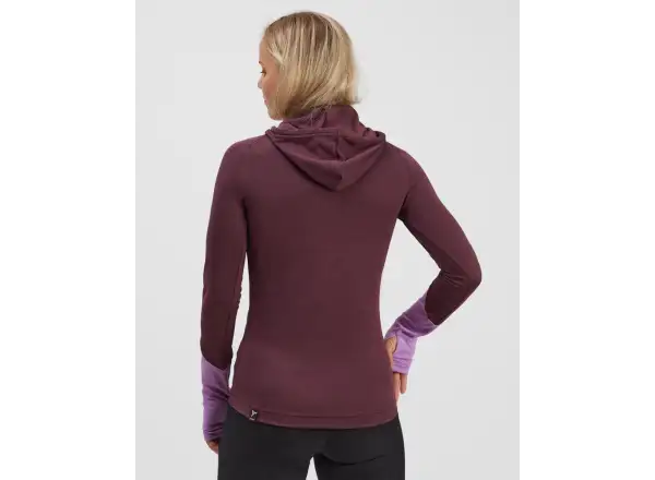 Silvini Merate women's long sleeve shirt Plum/Blush