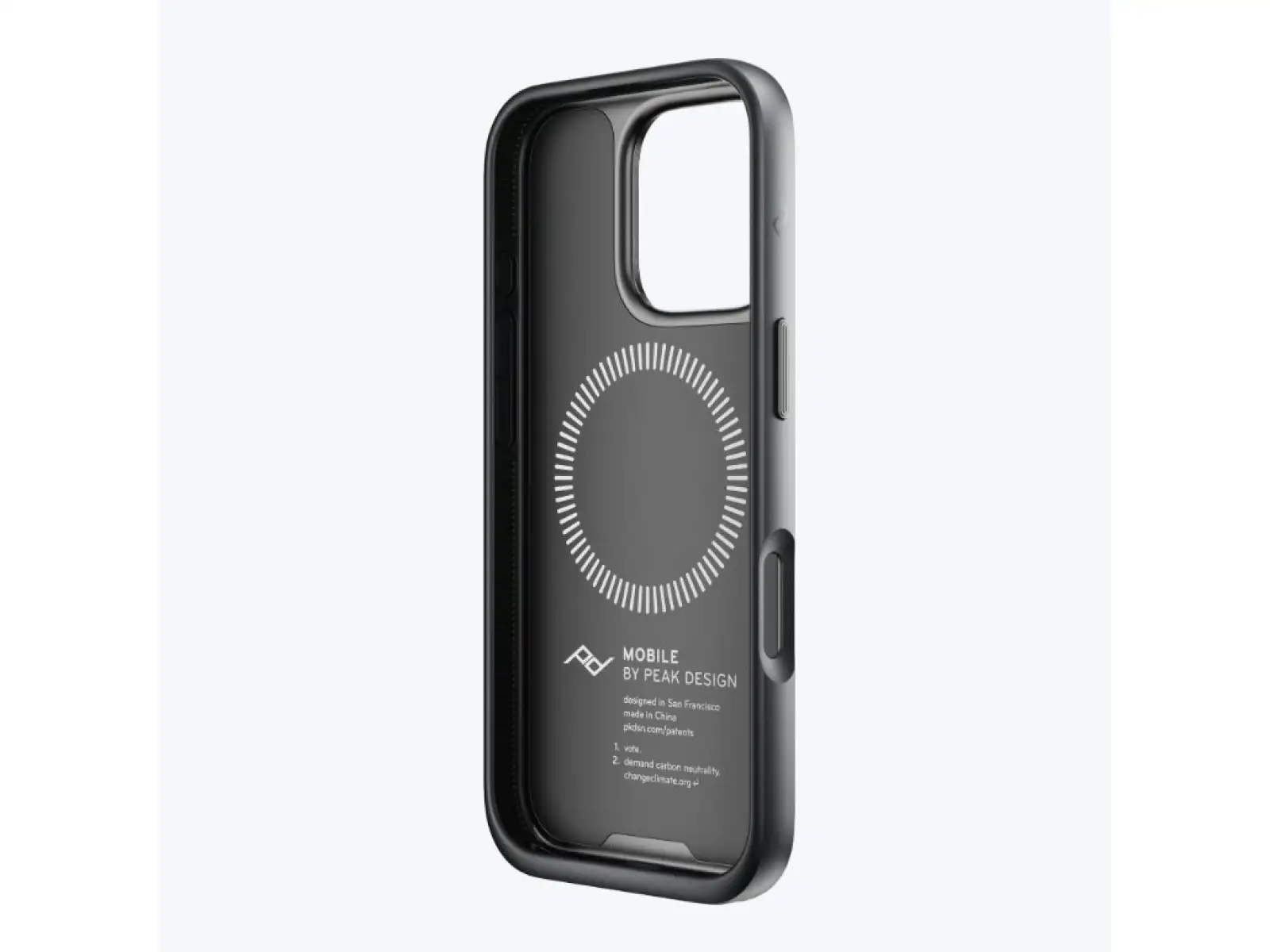 Peak Design Mobile Everyday Clarino Case iPhone 16 Pro phone case Black