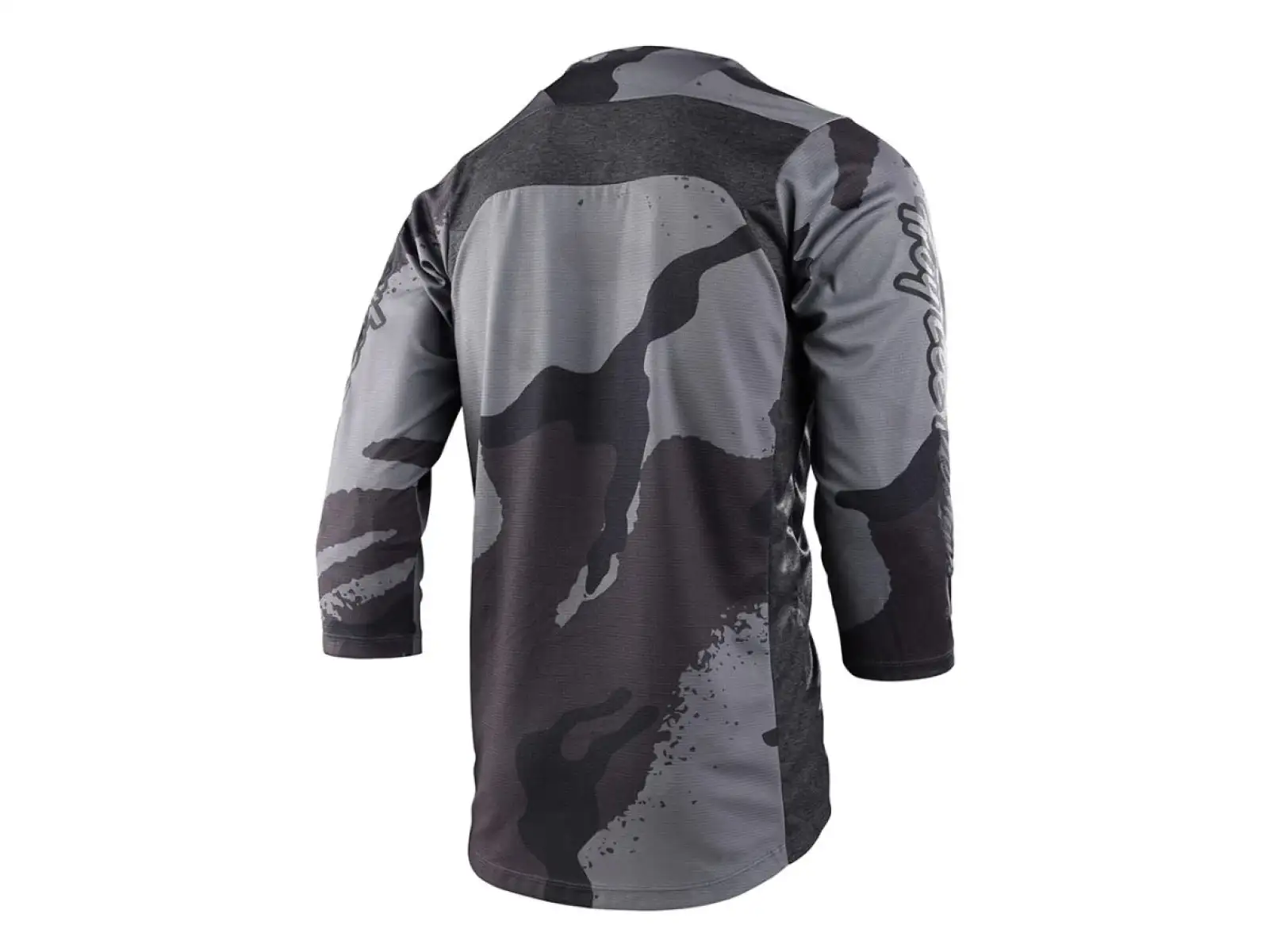 Troy Lee Designs Ruckus Men's 3/4 Sleeve Camber Camo Jersey, black heather