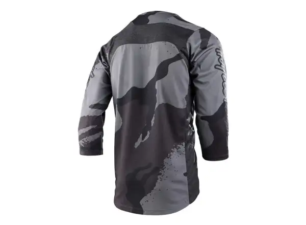 Troy Lee Designs Ruckus Men's 3/4 Sleeve Camber Camo Jersey, black heather