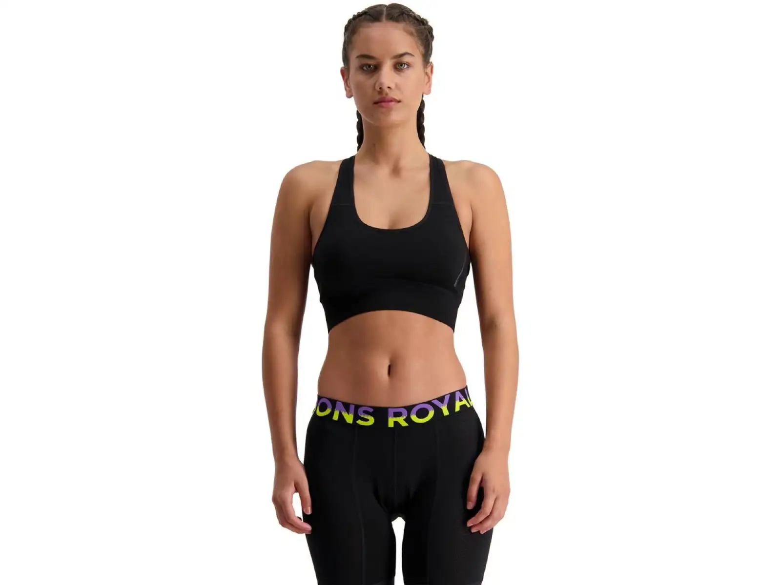 Mons Royale Stratos Merino Shift Sports bra black