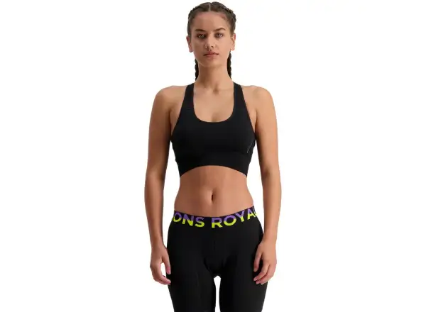 Mons Royale Stratos Merino Shift Sports bra black
