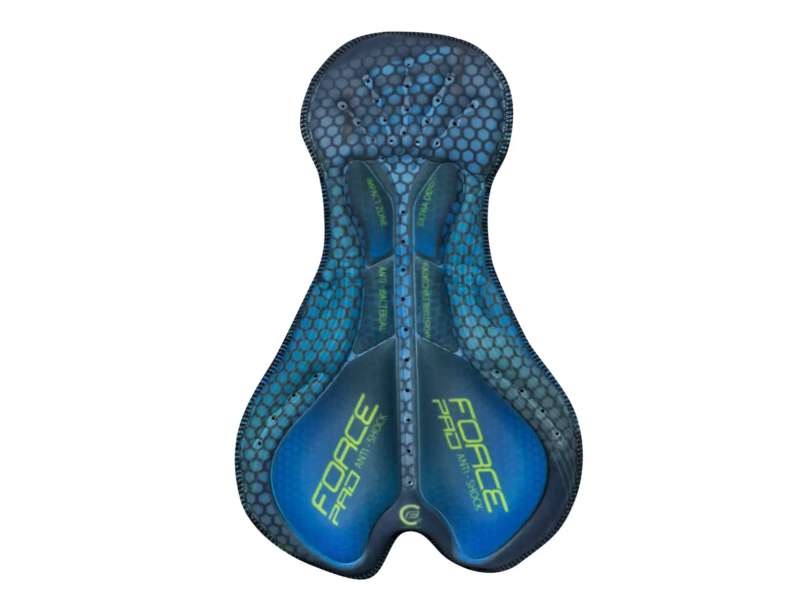 Force F58 pants with braces and insert black-fluo