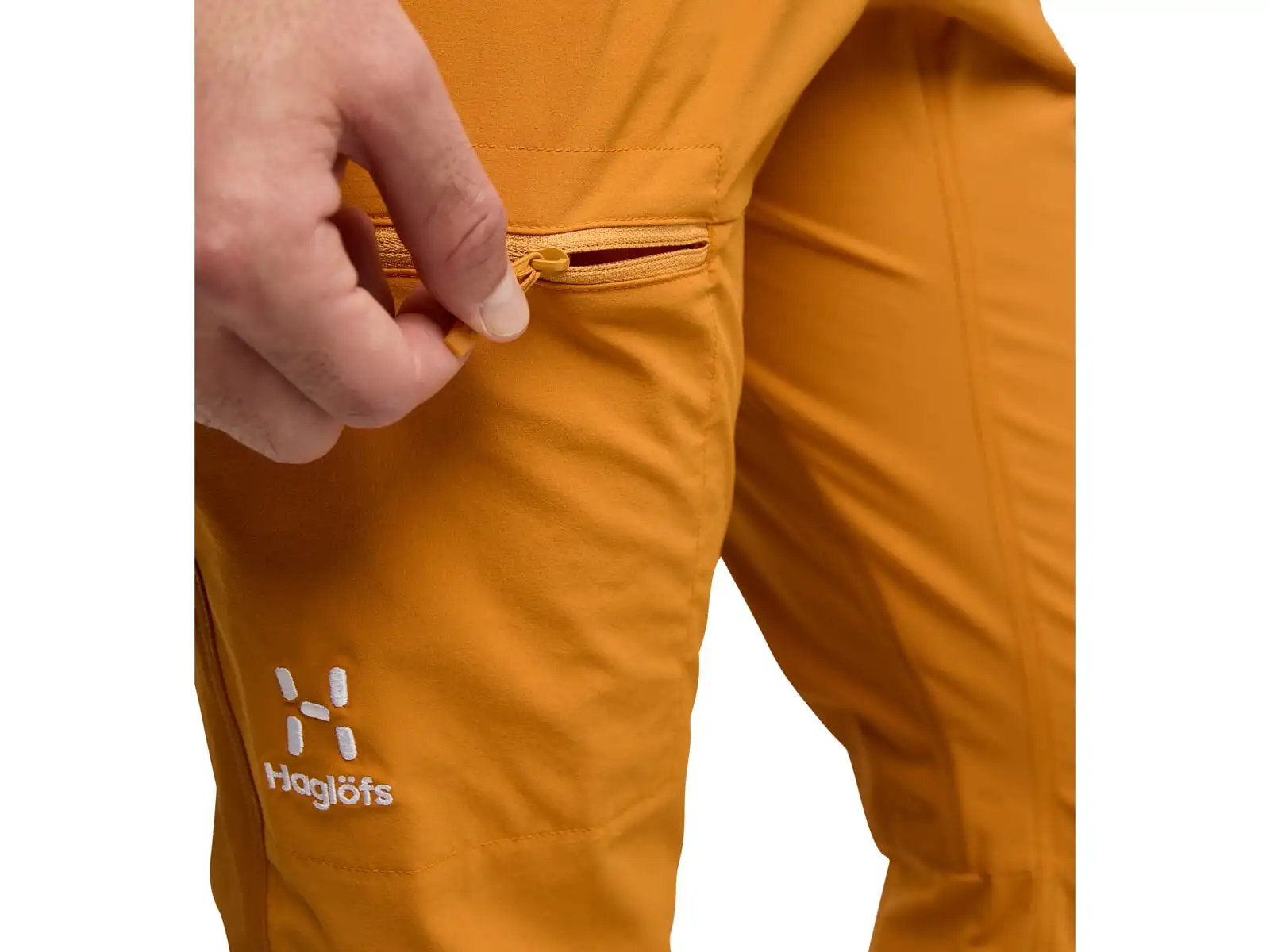 Haglöfs ROC Lite Slim men's trousers yellow
