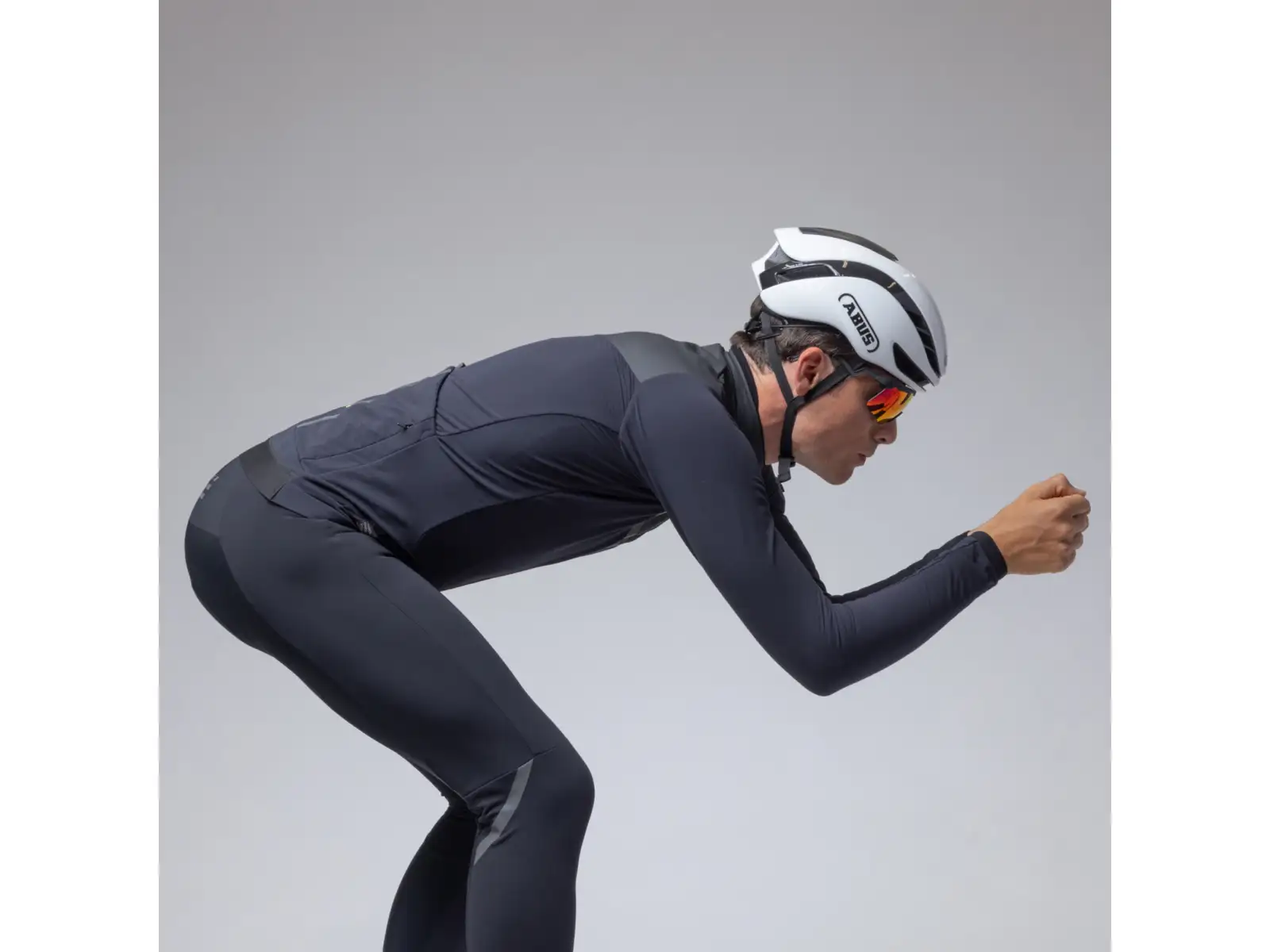Alé R-EV1 Wool Speed men's winter cycling jacket Black