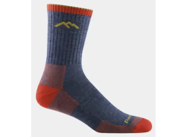 Darn Tough Number 2 Micro Crew Midweight Cushion men's socks Denim
