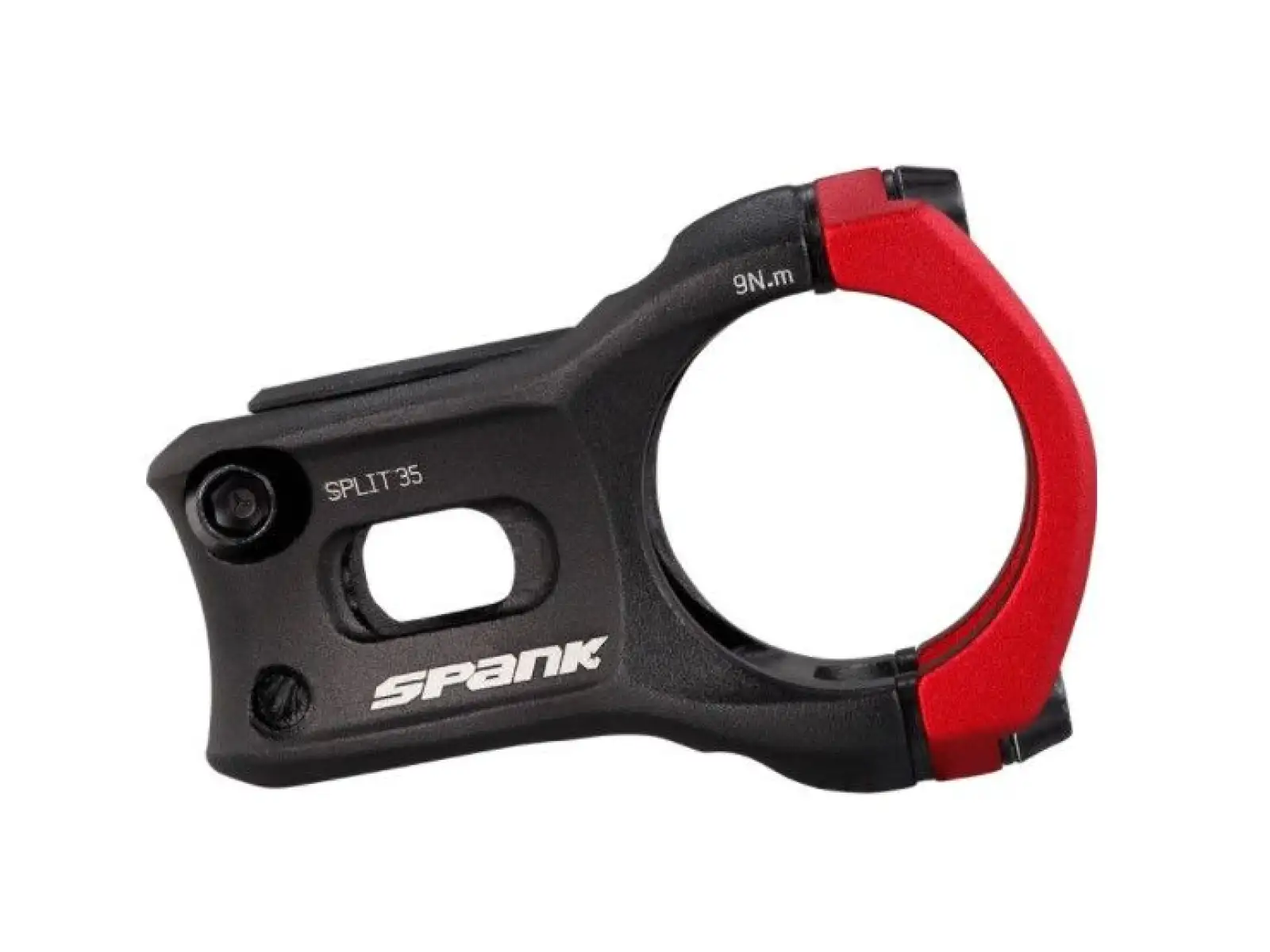 Spank Split 35 stem 35 mm black/red