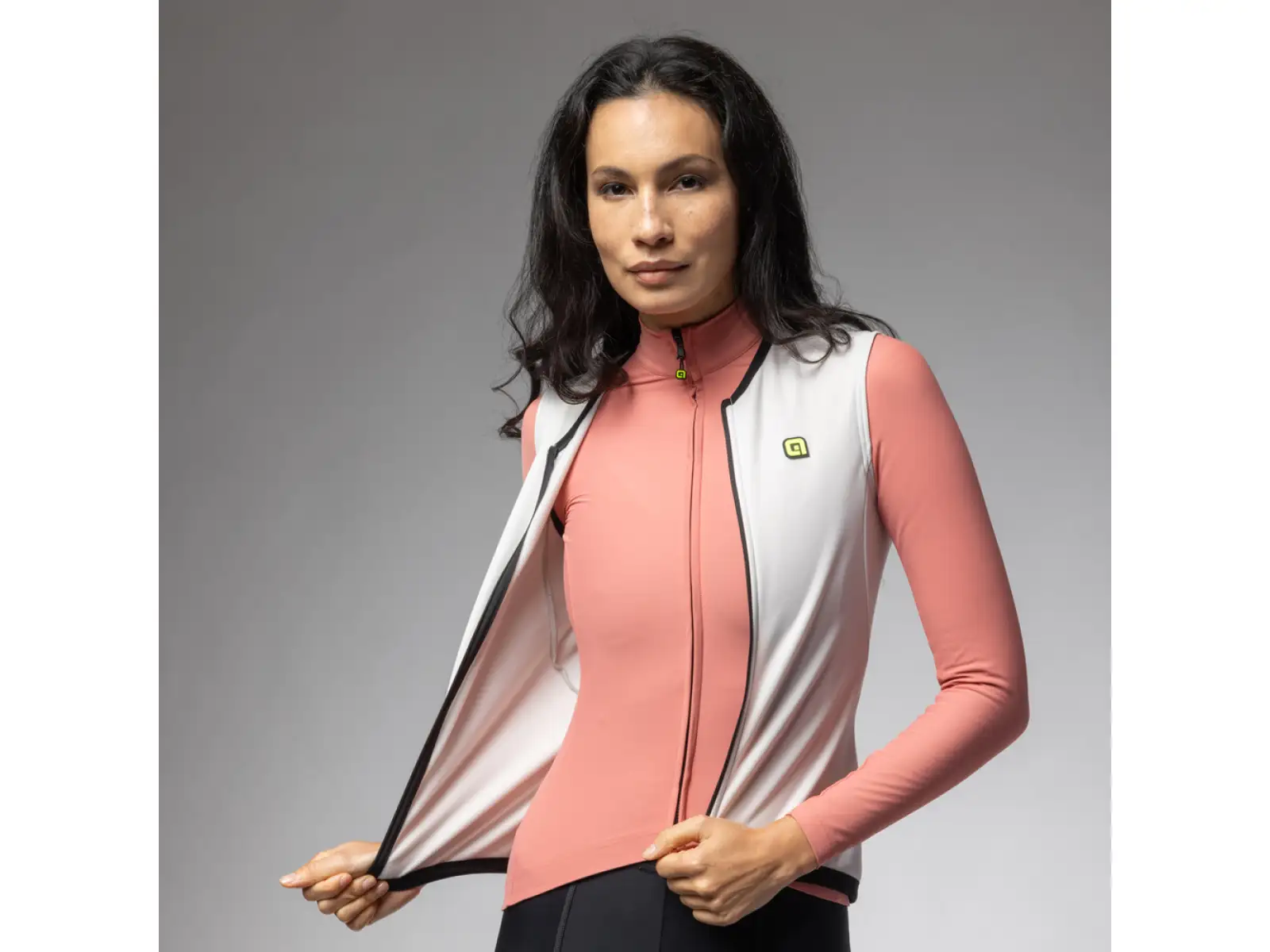 Alé PR-E Thermo 2.0 women's cycling vest Stucco