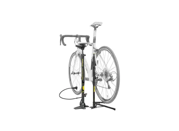 Topeak Transformer XX floor pump with stand, workshop pump and stand