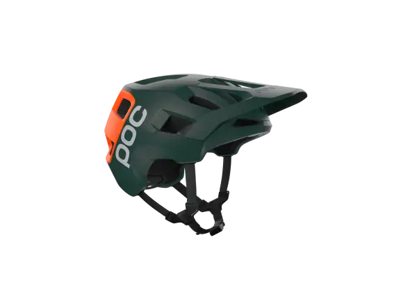 POC Kortal Race MIPS MTB helmet Pargasite Green Matt/Fluorescent Orange Matt