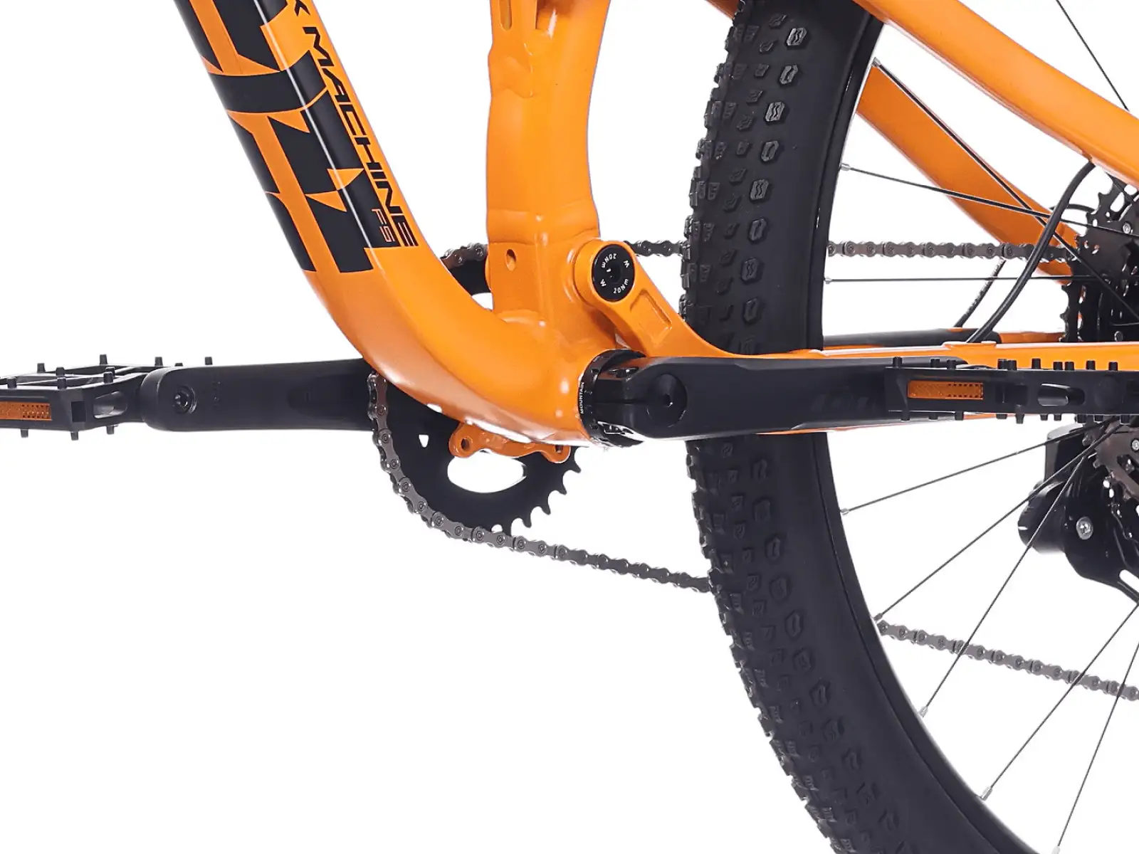 Rock Machine Blizz FS 30-27 mountain bike Matte Lava Orange