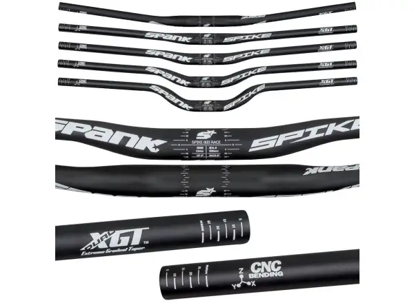 Spank SPIKE 800 Vibrocore handlebars 30R Black White