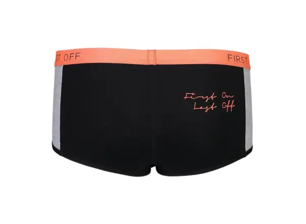 Mons Royale SYLVIA BOYLEG merino panties black/grey marl size XS