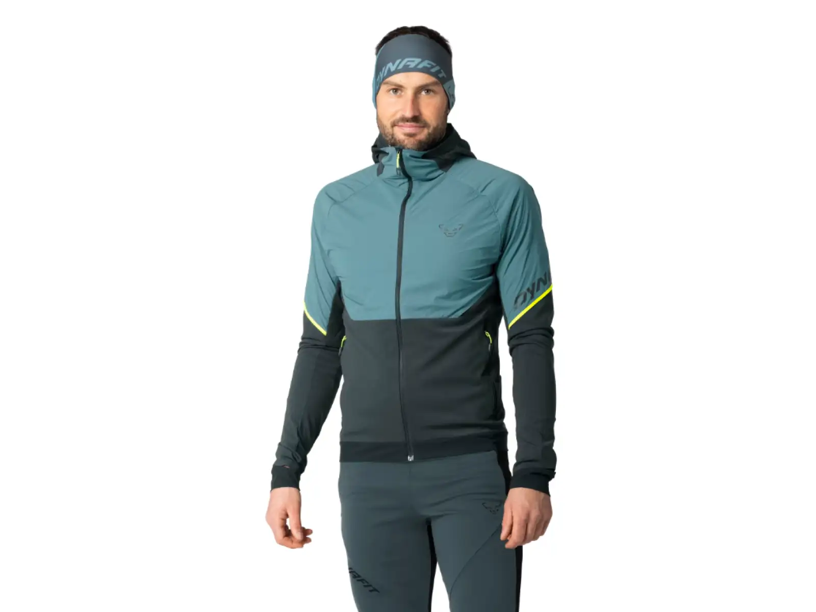 Dynafit Alpine Hybrid men's running jacket Smoke Blue