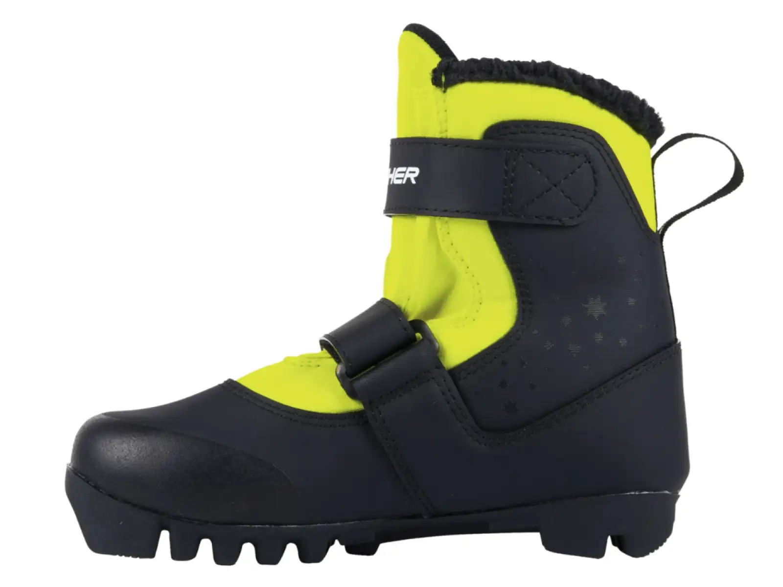 Fischer Snowstar children's cross-country ski boots Black/Yellow