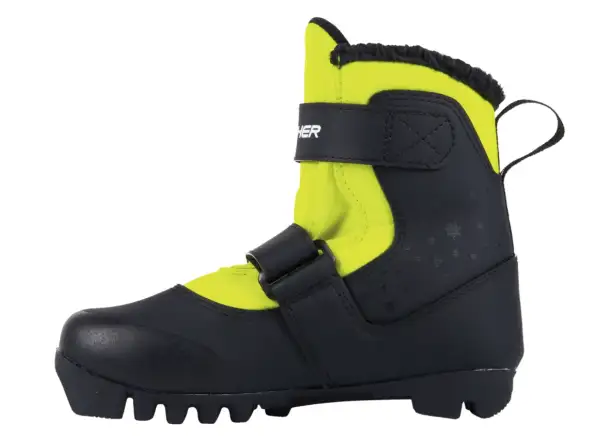 Fischer Snowstar children's cross-country ski boots Black/Yellow
