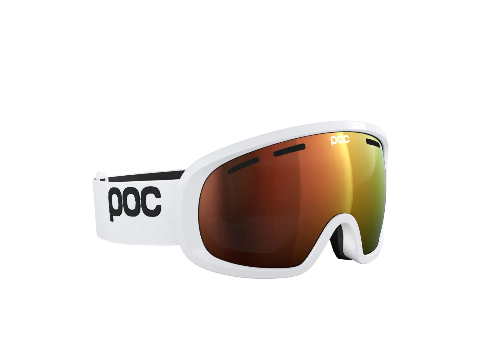 POC Fovea Mid ski goggles Blixten/Partly Sunny Orange