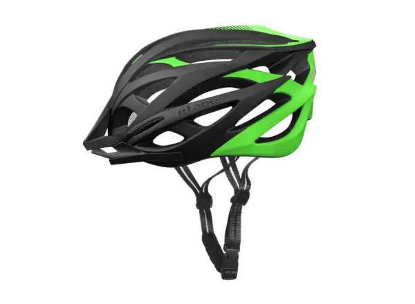 Etape Magnum cycling helmet black/green matte