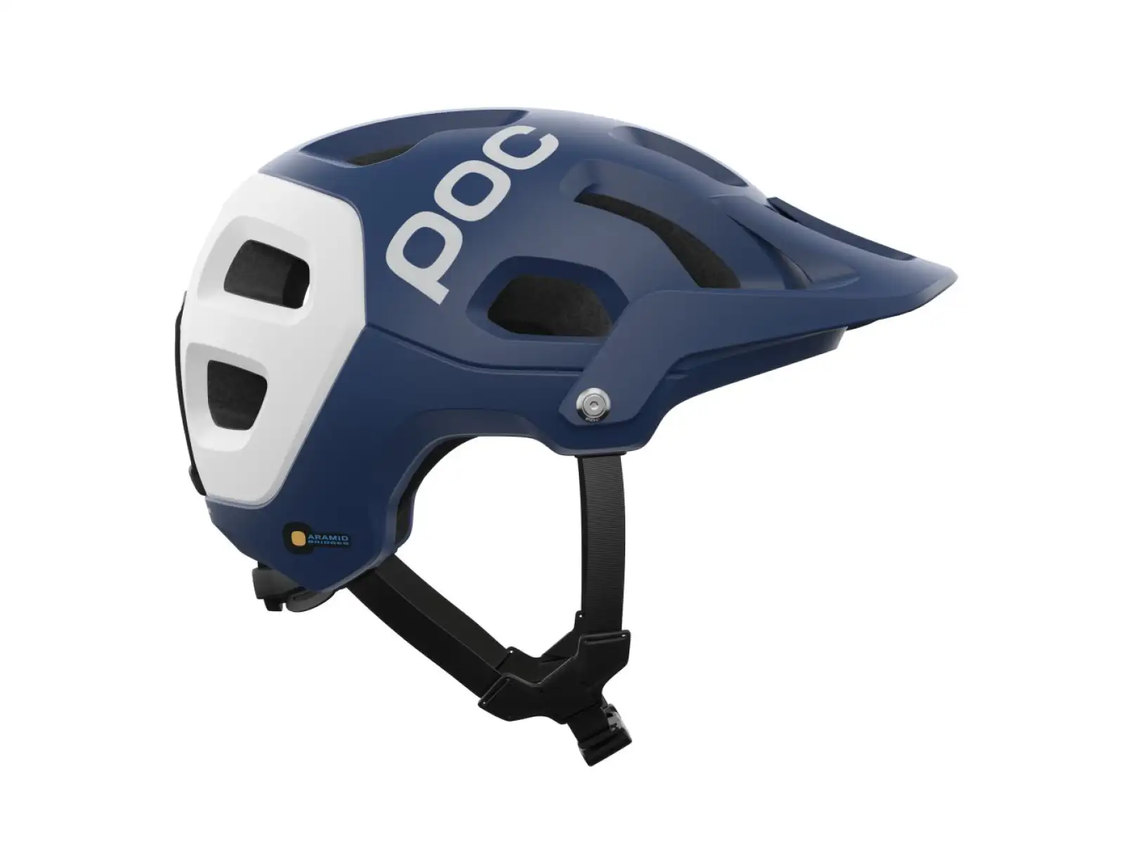 POC Tectal Race MIPS helmet Lead Blue/Hydrogen White Matt