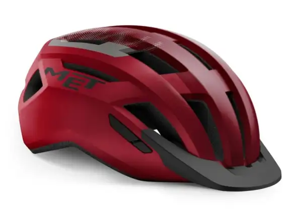 MET ALLROAD helmet red/black matte