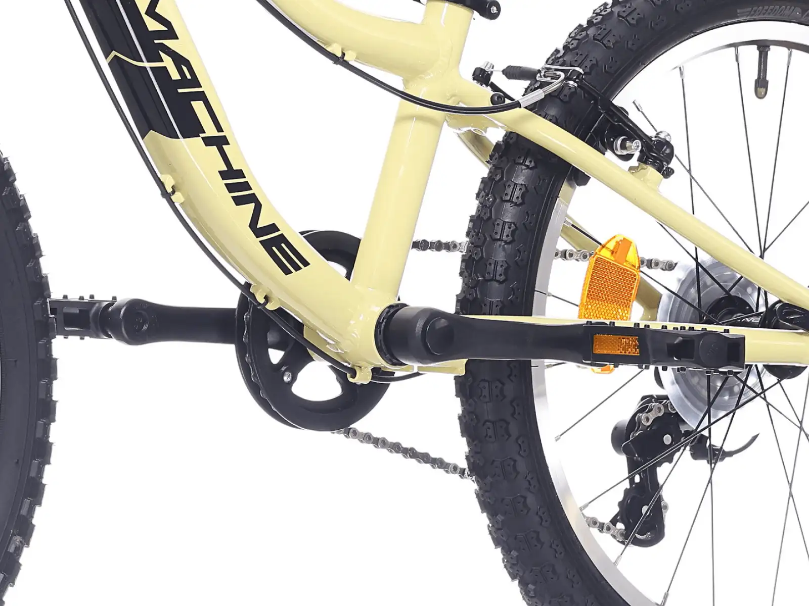 Rock Machine Storm 20 VB kids bike Sulfur Yellow