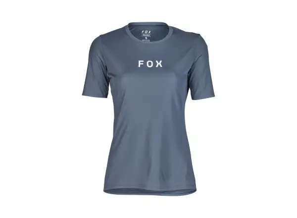 Fox Ranger Wordmark women's jersey short sleeve Graphite