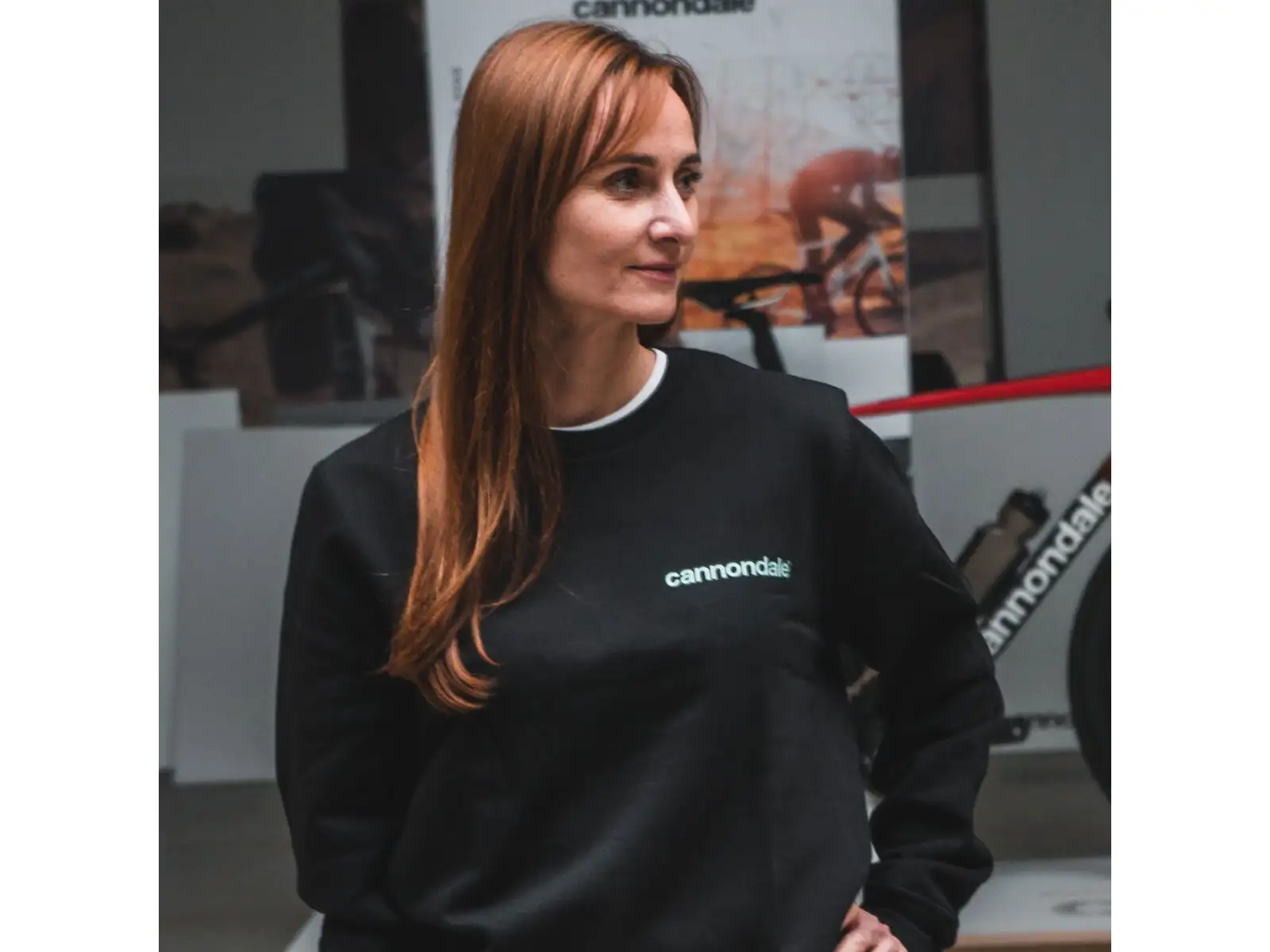 Cannondale Lifestyle sweatshirt long sleeve Cool Mint/Black