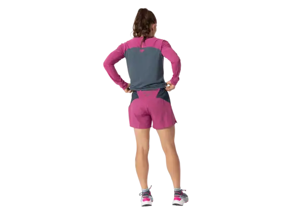 Dynafit Alpine Pro 2in1 women's running shorts Magenta
