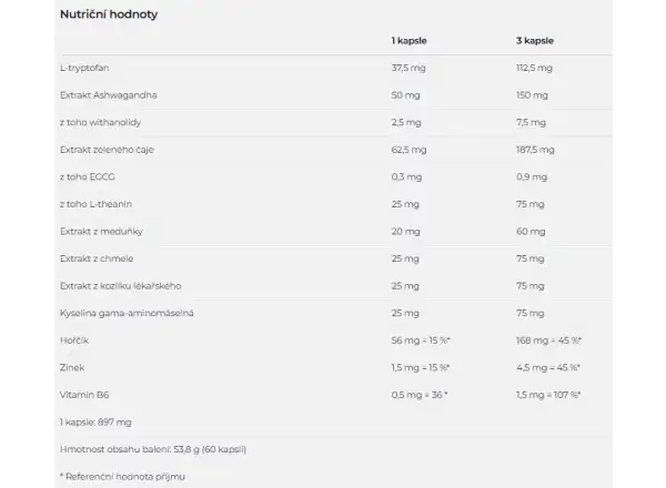 Nutrend Sleep Supp+ sleep support 90 capsules
