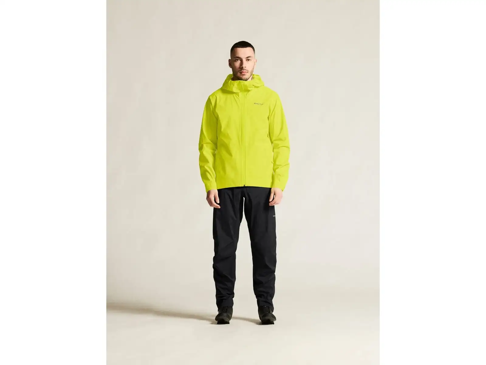 Craft Everyday Hydro men's cycling jacket yellow