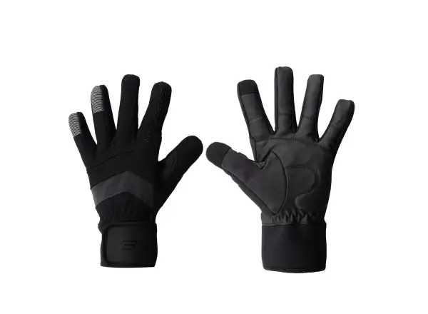 Force Warmer winter cycling gloves black