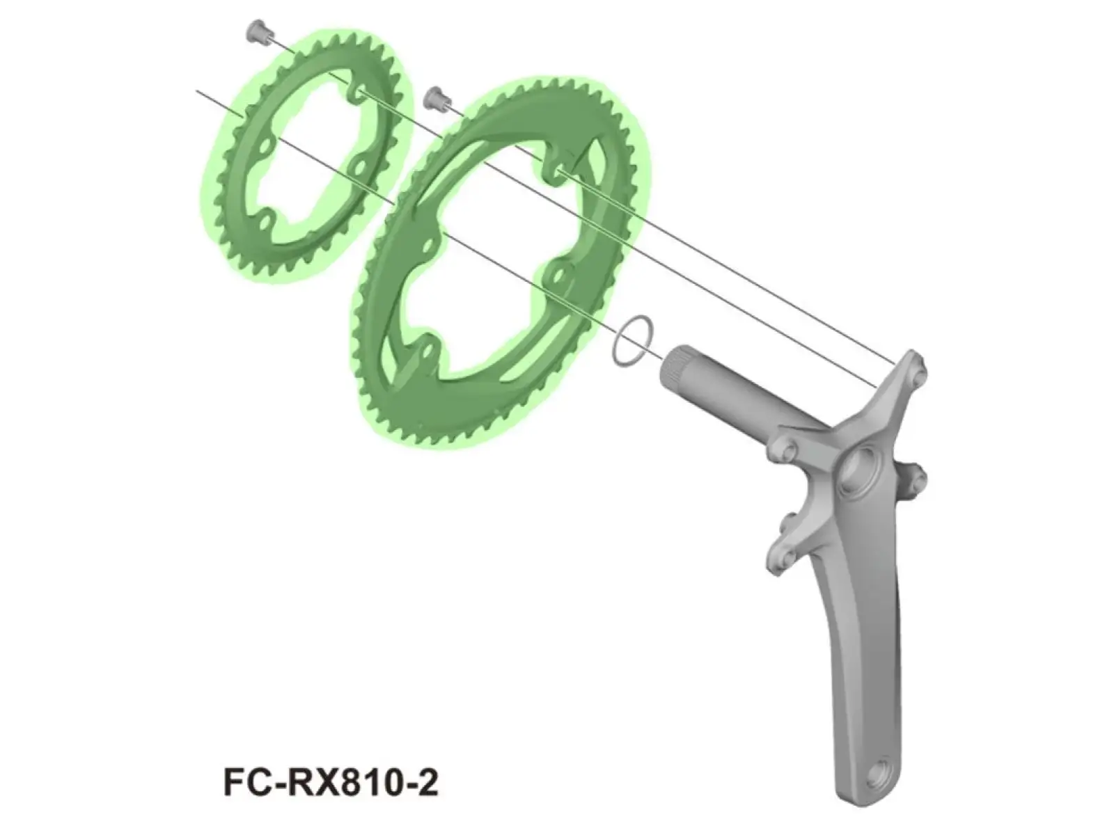 Shimano GRX FC-RX810-2 Chainring 31 Teeth